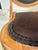 Vintage-Style Folding Rocking Chair — Solid Wood, Genuine Leather Accent Chair For Sale - Image 4 of 7