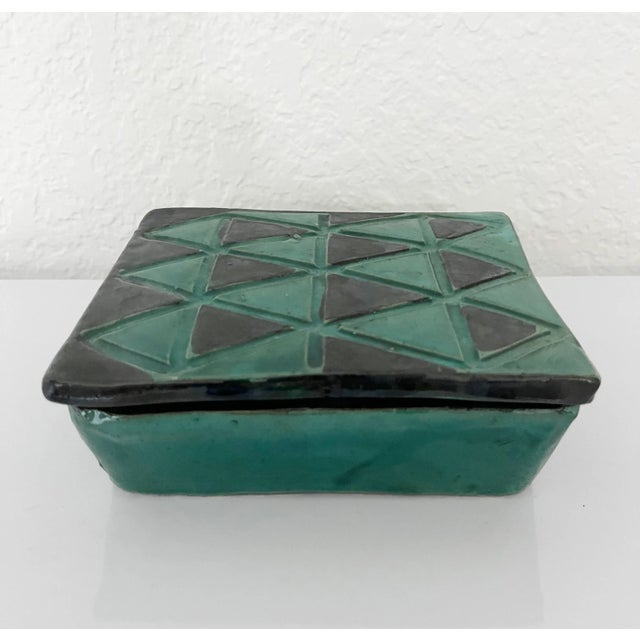 1960s Italian Ceramic Box For Sale - Image 4 of 7