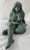 A contemporary modern patinated bronze sculpture of a nude sitting woman by James Patrick Maher (American, 1935-2021 )....
