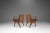 Mid-Century Modern Set of Four (4) Rare Mid-Century Modern Model C-108 Armchairs in Walnut & Brown Bouclé Attributed to Jens Risom for Jens Risom Design, Usa, C. 1950s For Sale - Image 3 of 17