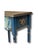 Hand-Painted Blue Birds Console Table – Solid Wood Entryway Accent Furniture For Sale - Image 4 of 12