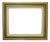 Vintage Wood Picture Frame Gold & Green W/ White Linen Liner Fits 16" X 20" Rabbet Opening For Sale