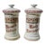 Vintage Porcelain Apothecary Jars- a Pair of 2 For Sale