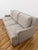 Kravet Kravet Tailor Sofa. Maple Frame - A Classic Design Featuring Rolled Arms, Skirted Bottom. Upholstered in a Slub Weave in Tones of Ivory, Taupe & Gray. For Sale - Image 4 of 6