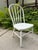 19th Century Antique Distressed White Hoop Back Windsor Side Chair For Sale - Image 6 of 9