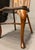 1990s Set of 6 Gothic Windsor Style Mahogany Dining Chairs With Leather Seats, 2 Armchairs & 4 Side Chairs For Sale - Image 14 of 15