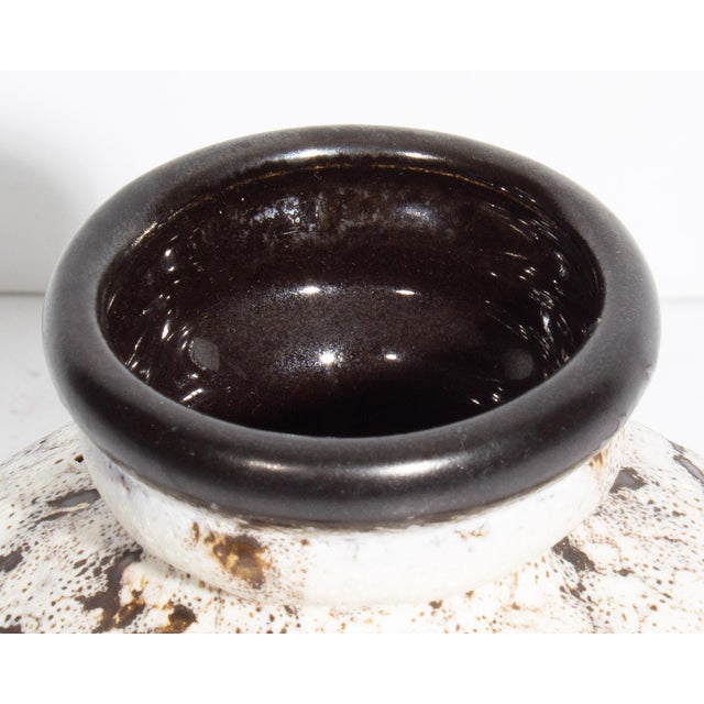 Dumler and Breiden West German Fat Lava Vase For Sale - Image 4 of 7