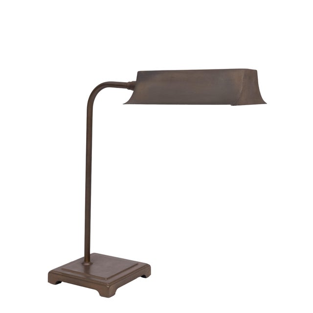 Vintage Bronze Desk Lamp from Herda, Holland, 1970s For Sale - Image 4 of 12
