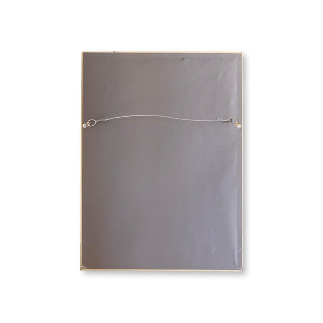 Chic and moody French portrait on board, signed “Fanch.” The subject’s piercing gaze and windswept hair suggest a story...