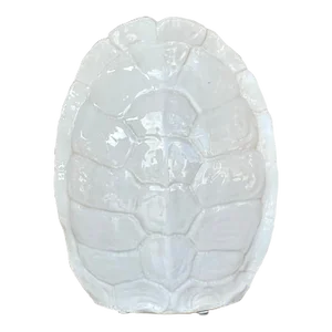 Vintage Boho Blazed Ceramic Turtle Shell Vase