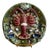 Antique Portuguese Majolica Palsy Ware Lobster Wall Plate, 1940 For Sale