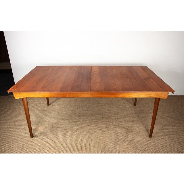 Large Model 542 Extendable Table in Teak by Inger Klingenberg for France & Son, 1960s For Sale - Image 11 of 18