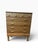 Refinished Vintage Ethan Allen 3 Drawer Chest | Mid-Century Modern Style Solid Wood Dresser | Custom Two-Tone Stain Stamped CRP Bachelor Chest For Sale - Image 10 of 12