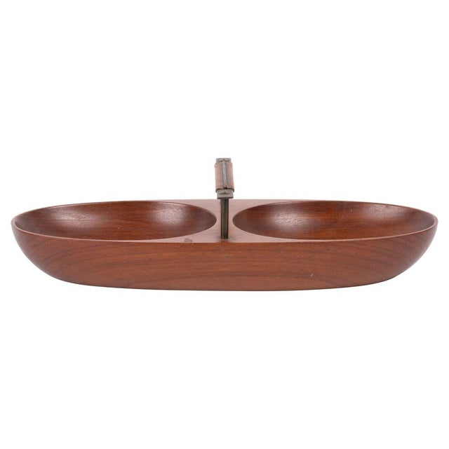 Metal Wooden Bowl by Carl Auböck, Austria, 1960s For Sale - Image 7 of 7