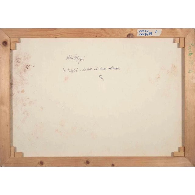 Sebastiano Sanguigni, The Tablecloth: The Light and \., Oil Painting, 2000s For Sale - Image 4 of 5