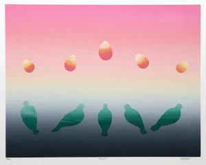 Diane Williams, "Quintet," Serigraph