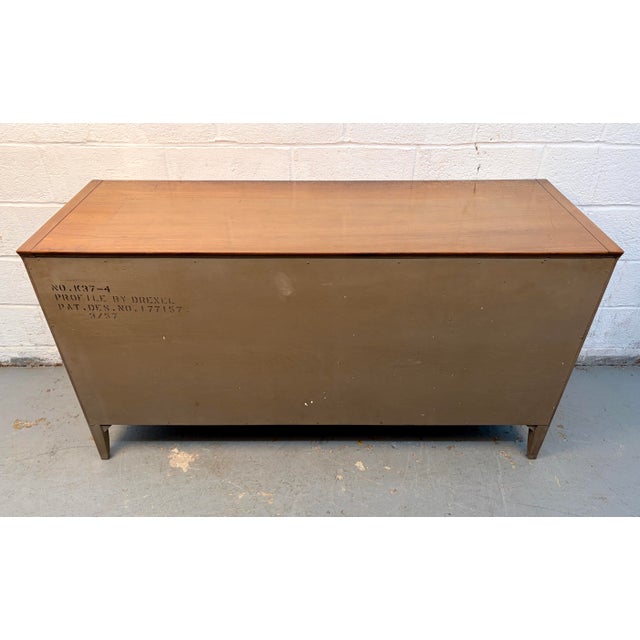 Brown Mid-Century Walnut "Profile" Series Dresser by Drexel For Sale - Image 8 of 18