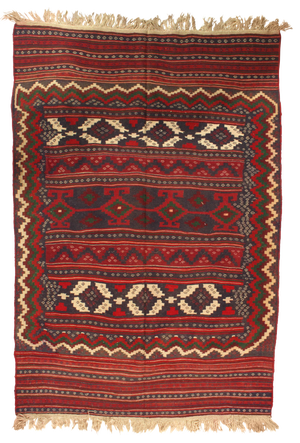 Pasargad N Y Persian Bakhtiari Hand-Knotted Kilim - 5'5" X 7'11"