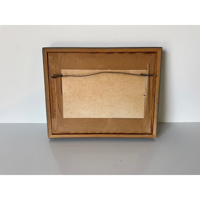 1960’s Vintage Klowery Autumn Landscape Oil on Board – Frame For Sale - Image 12 of 12