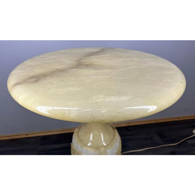 Stone Pedestal Table in Marble For Sale - Image 7 of 16