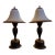 Romantic a Pair Night Table Lamps, Mid 20th Century For Sale