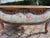 French 1950 French Louis XVI Mahogany Marble Coffee Table - 1 Pc For Sale - Image 3 of 12