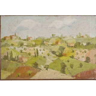 Franco Marzilli, Landscape, Oil Painting, 1970s For Sale