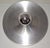Vintage Minimalist Disc Ceiling Lamp in Aluminum, 1970s For Sale - Image 6 of 7