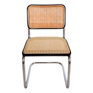 Viennese Cane S32 Cantilever Chair by Marcel Breuer for Thonet For Sale