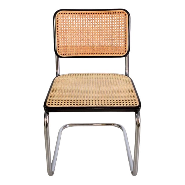 Viennese Cane S32 Cantilever Chair by Marcel Breuer for Thonet For Sale