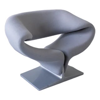 Grey Ribbon Armchair by Pierre Paulin for Artifort, 1966 For Sale