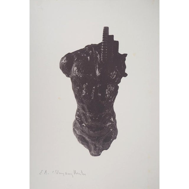 Carlos Vazquez Mata, Homage to Sculpture, Original Photogravure For Sale - Image 3 of 8