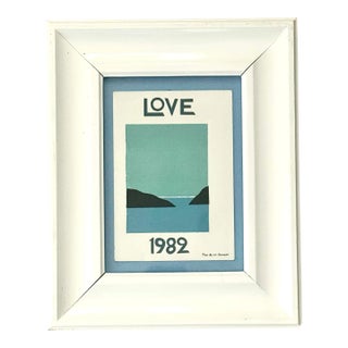 Love 1982, Reproduction Print After Yves Saint Laurent, Framed For Sale
