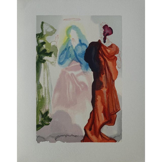 Salvador Dali, La prière de Saint Bernard, Etching For Sale - Image 6 of 6