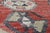 Islamic 1970s Vintage Handmade Wool Cotton Red Runner Rug For Sale - Image 3 of 11