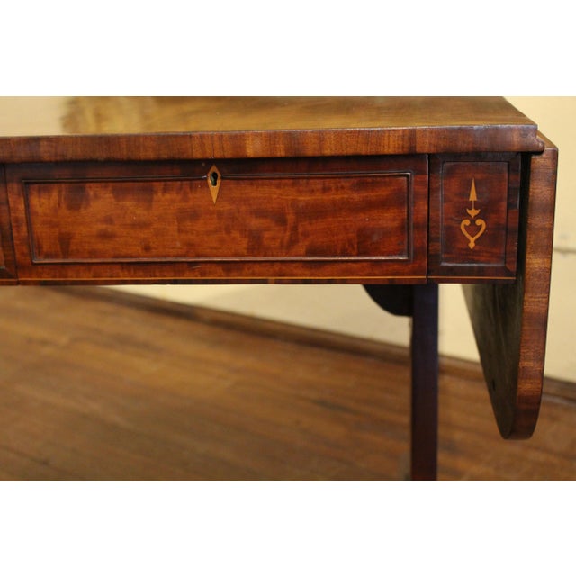 Early 19th Century English Mahogany Sofa Table For Sale - Image 4 of 8