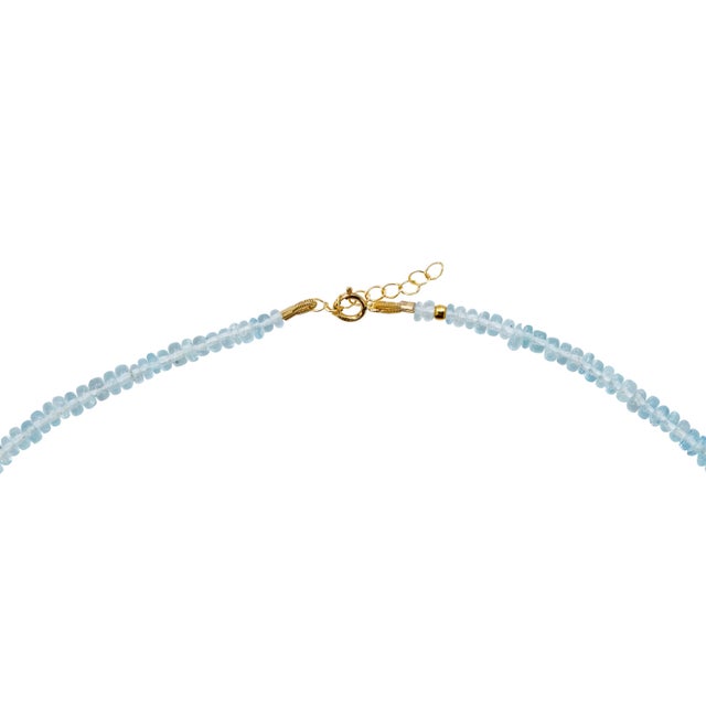 A whisper of ocean sky, crystallized, the Birthstone March Aquamarine Necklace captures the serene beauty of tranquil...