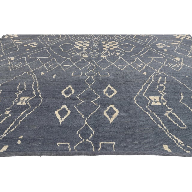 Berber Tribes of Morocco Contemporary Turkish Moroccan Rug, 07'07 X 10'05 For Sale - Image 4 of 10