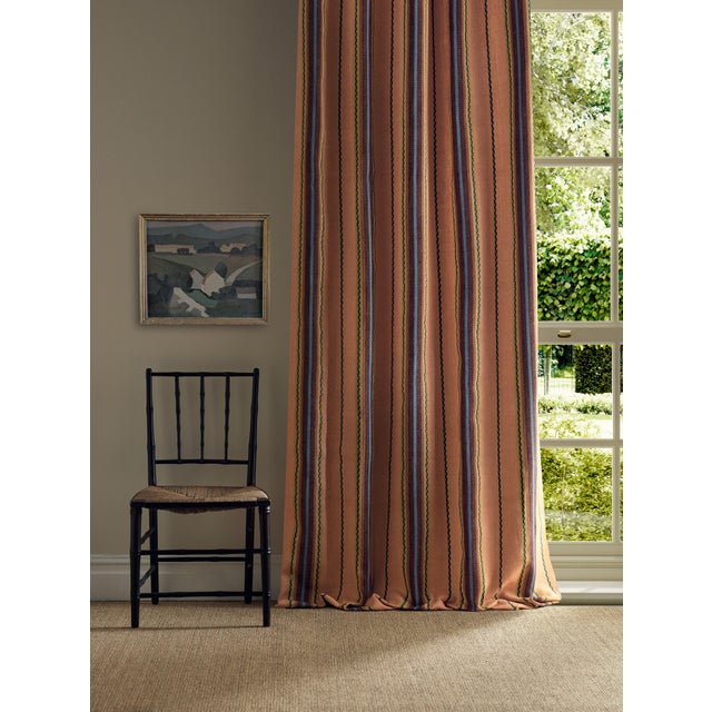 A new design by Morris & Co. featuring beautiful embroidered chevron stripes inspired by the many interesting borders in...