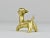 Gold Mid-Century Brass Fawn Figurine by Walter Bosse for Hertha Baller, Austria, 1950s For Sale - Image 8 of 12