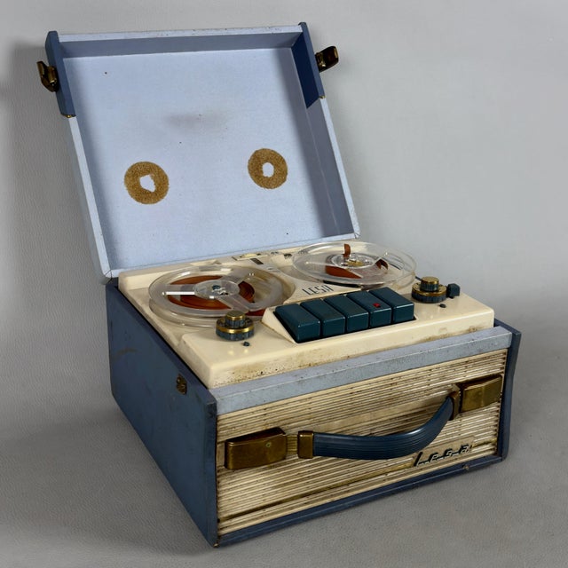Vintage Lesa Milano Renos Reel-to-Reel Tape Recorder, 1960s For Sale - Image 11 of 11