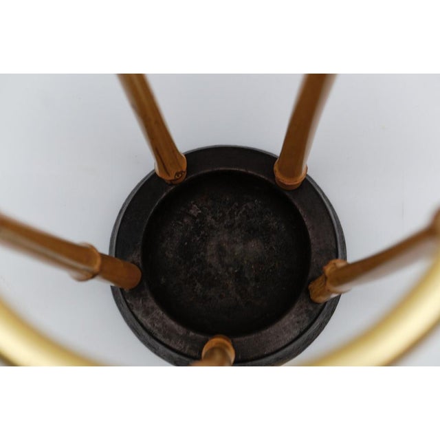 Brass and Bamboo Umbrella Stand, Italy, 1950s For Sale - Image 9 of 10