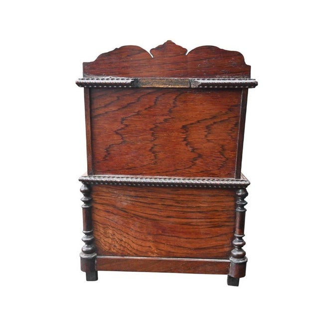 Antique Miniature Secretaire, 1870s For Sale - Image 4 of 11