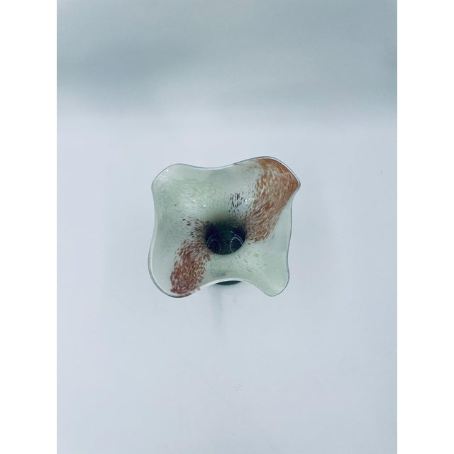 Vintage Art Glass Vase, 1975 For Sale - Image 3 of 9