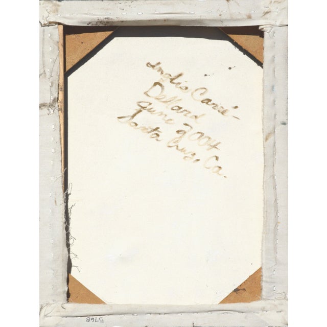 "Primordial" Yellow Abstract by Inglis Carré Acrylic on Canvas 200 For Sale In Monterey, CA - Image 6 of 8