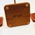 Mid Century Teak Hanging Coaster Set - Set of 6 Coasters With Holder - 1970s For Sale - Image 13 of 14