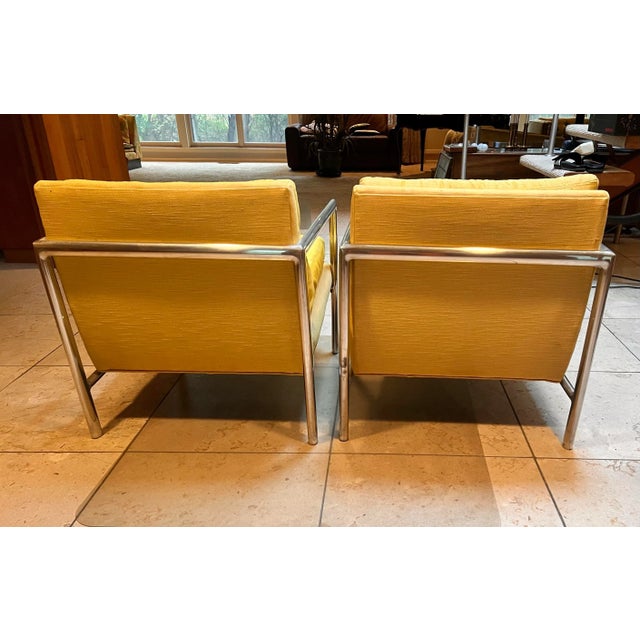 1960s Jon Stuart for Erwin-Lambeth Aluminum Lounge Chairs – Pair For Sale - Image 9 of 12