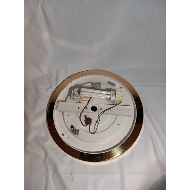 Gold Ceiling Light from Limburg Glashütte For Sale - Image 8 of 9