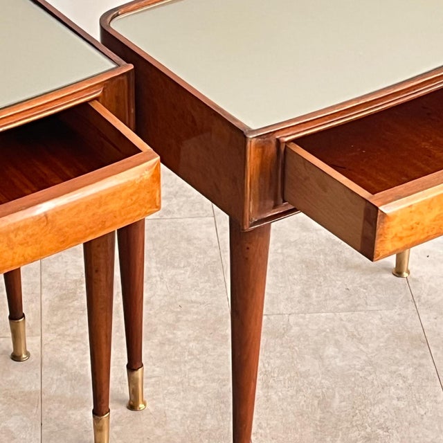 Mid-Century Modern Bedside Tables by Paolo Buffa, 1950s, Set of 2 For Sale - Image 12 of 18