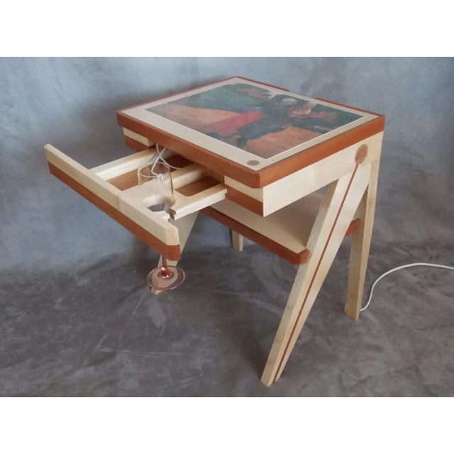 Ivory Nightstand with Smartphone Cable from Kerko, 2018 For Sale - Image 8 of 10